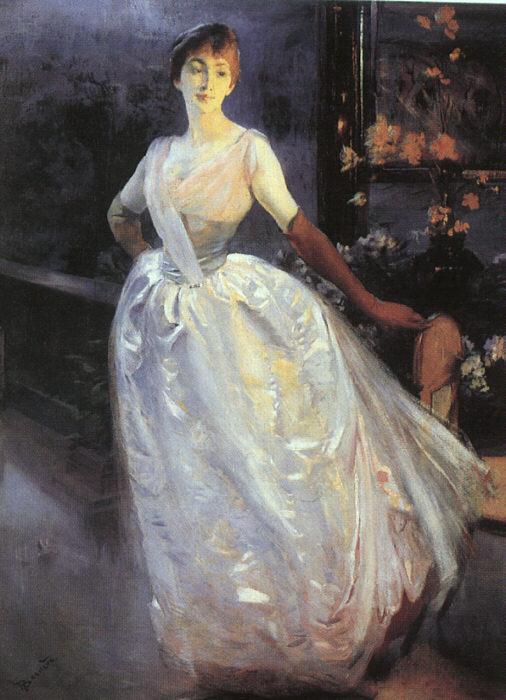 Albert Besnard Portrait of Madame Roger Jourdain